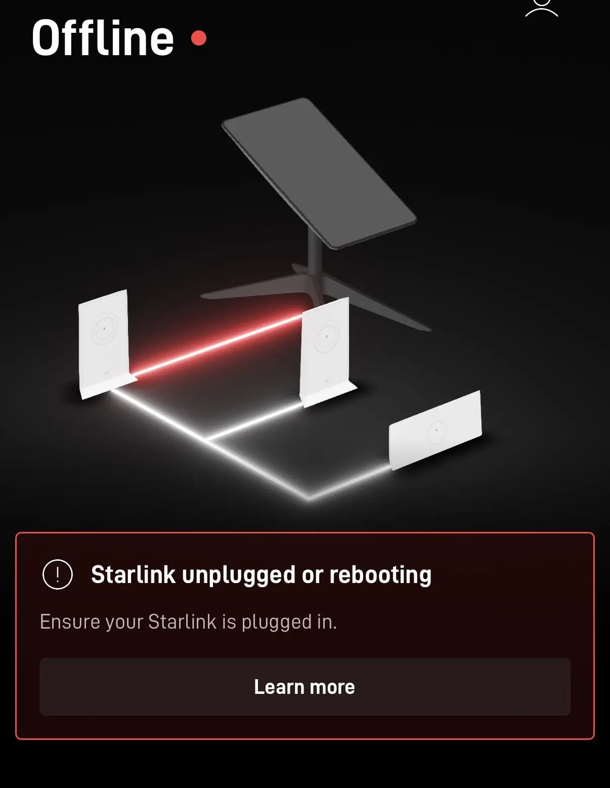 My starlink is offline_wifimtaani.com